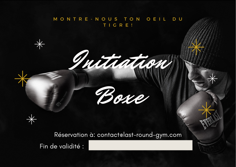 idée cadeau séance individuelle de Boxe pack original qualitatif