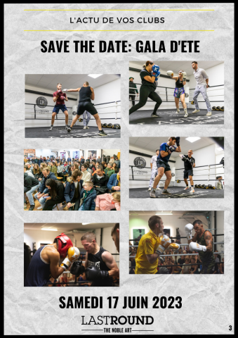 gala de boxe fin de saison partage plaisir decouverte soirée