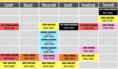 planning boxe septembre brinais